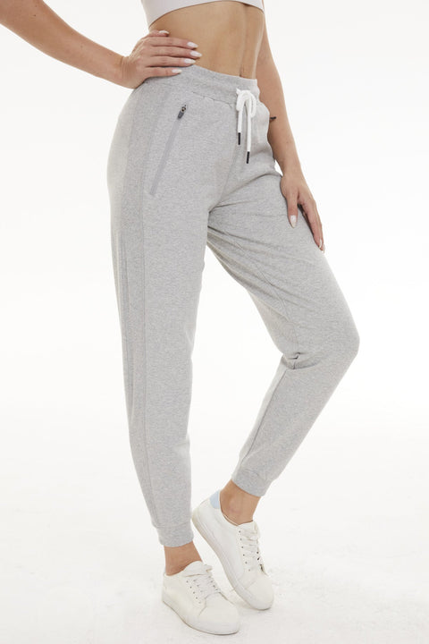 Joggers for Women with Zipper Pockets