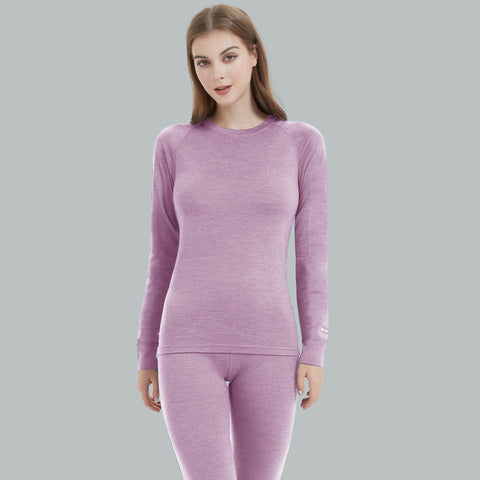 IGUANA Women's 190 Merino Wool Base Layer Set Thermal Top and Bottom