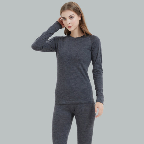 IGUANA Women's 190 Merino Wool Base Layer Set Thermal Top and Bottom