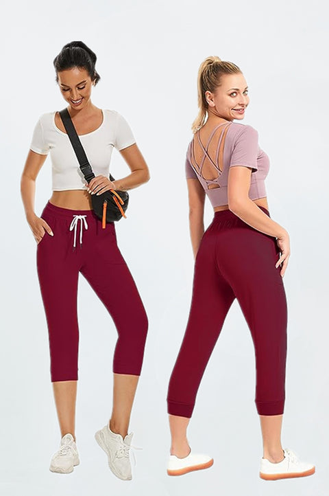 Women Cotton Joggers with Large Pockets