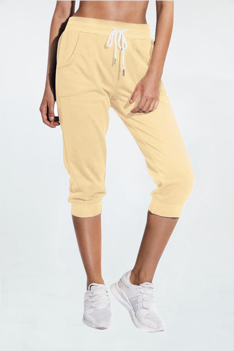 Women Cotton Joggers with Large Pockets