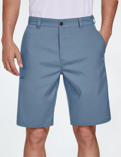 Men's Stretch Hybrid Dress Golf Shorts Quick Dry with Pockets