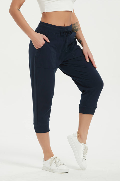 Women Cotton Joggers with Large Pockets