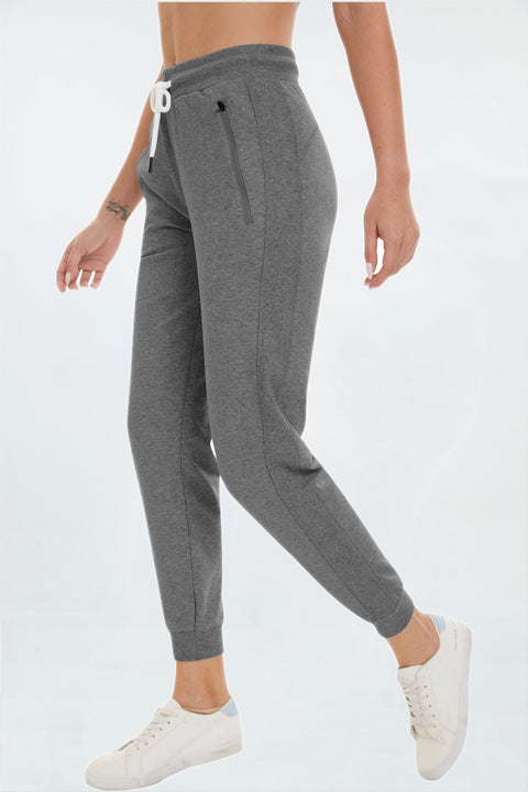 Joggers for Women with Zipper Pockets