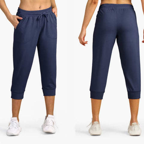 Women Cotton Joggers with Large Pockets