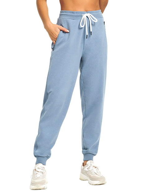 Joggers for Women with Zipper Pockets