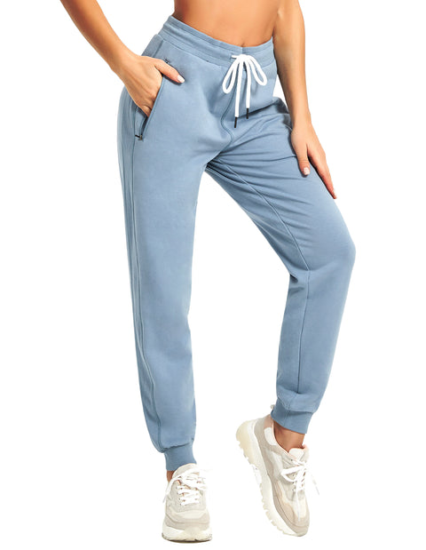 Joggers for Women with Zipper Pockets