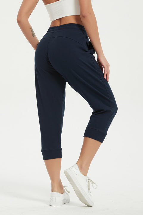 Women Cotton Joggers with Large Pockets