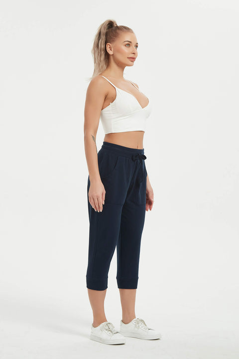 Women Cotton Joggers with Large Pockets