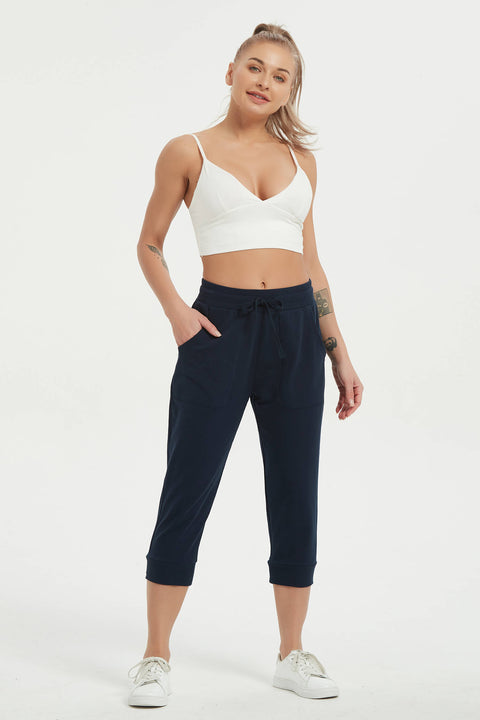 Women Cotton Joggers with Large Pockets