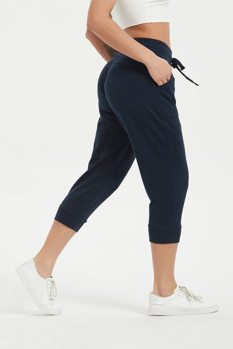 Women Cotton Joggers with Large Pockets